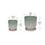 Ensemble de 2 pots de fleurs décoratifs pour l'intérieur et l'extérieur de 7 po-1157731719