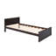 Lit mezzanine simple avec lit autonome, tablettes, bureau et garde-robe espresso-373898186-373898183