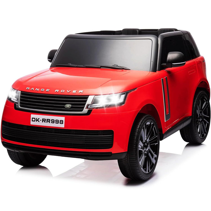 White 24V 2-Seater All-Terrain Ride-On Car with Remote Control