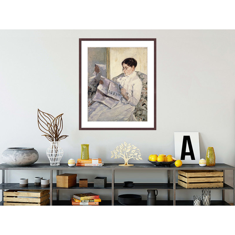 «Le Figaro» par Mary Cassatt, H 39,8 po x l 33,5 po