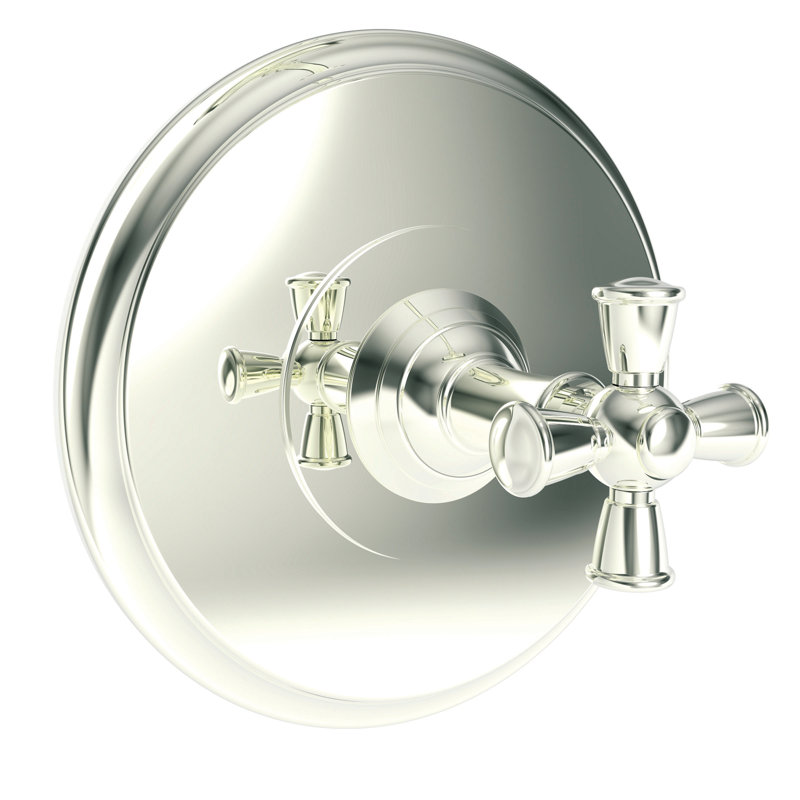 Aylesbury Balanced Pressure Shower Trim Set with Shower Head, Polished Nickel