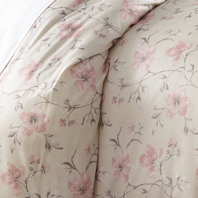 Mystic Standard 300 Thread-Count 100% Cotton Duvet Cover Set by Southshore Fine Linens, Soft Sand