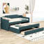 Lit de jour simple avec lit gigogne et trois tiroirs - option de mobilier de chambre à coucher moderne à 3 tiroirs-121015903