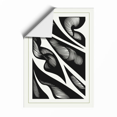 Flowing Forms Abstract - Print