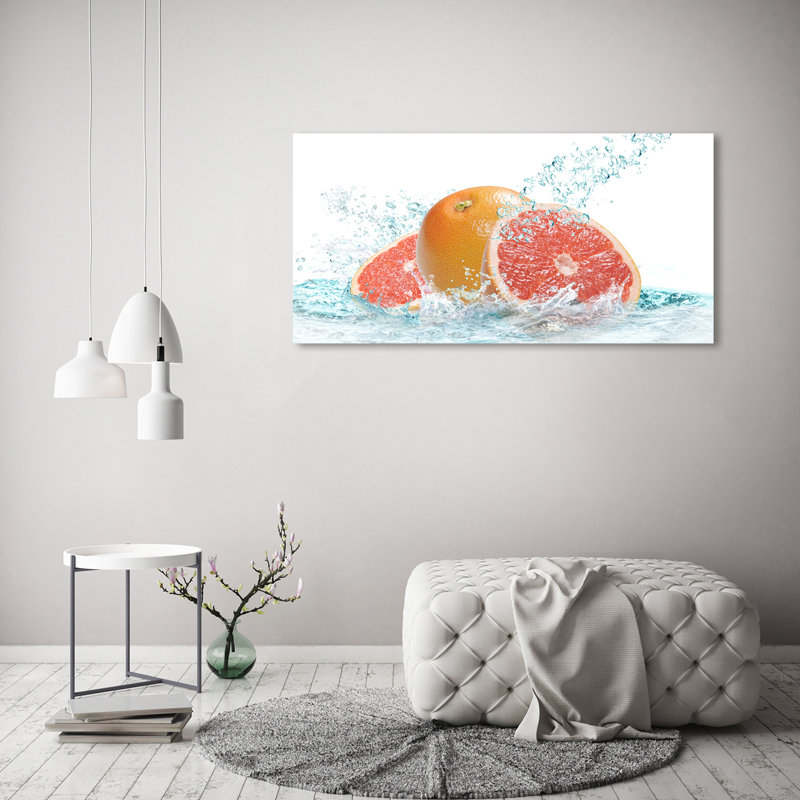 Grapefruit - Wrapped Canvas Print