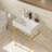 Wenty 17'' White Ceramic Rectangular Bathroom Sink