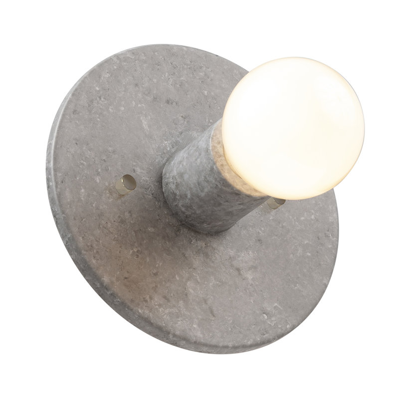 Morant 1 - Light Dimmable Flush Mounted Sconce, Concrete
