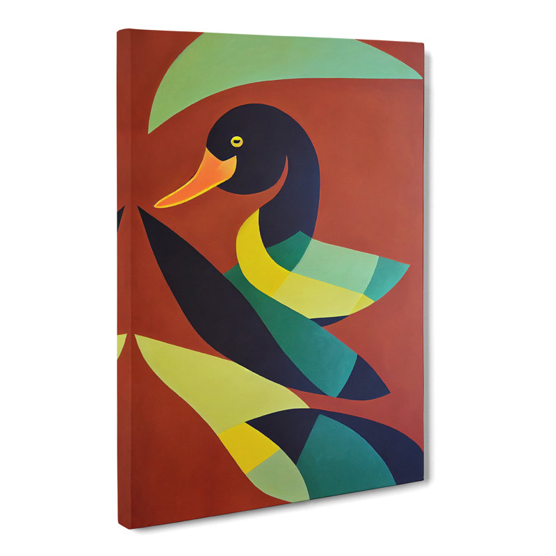 Dalley Duck African - Wrapped Canvas, 50cm H x 35cm W x 3cm D