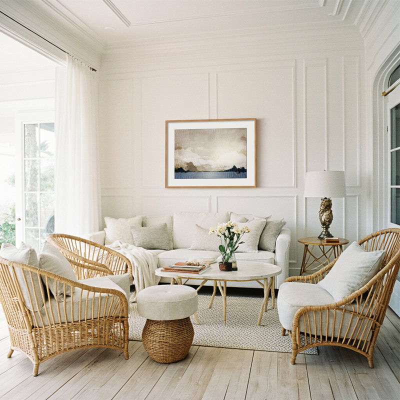 Print by ChiChi Decor, Tan, 45" H x 60" W