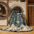 Machine Washable Overdyed Black Area Rug-1336210114