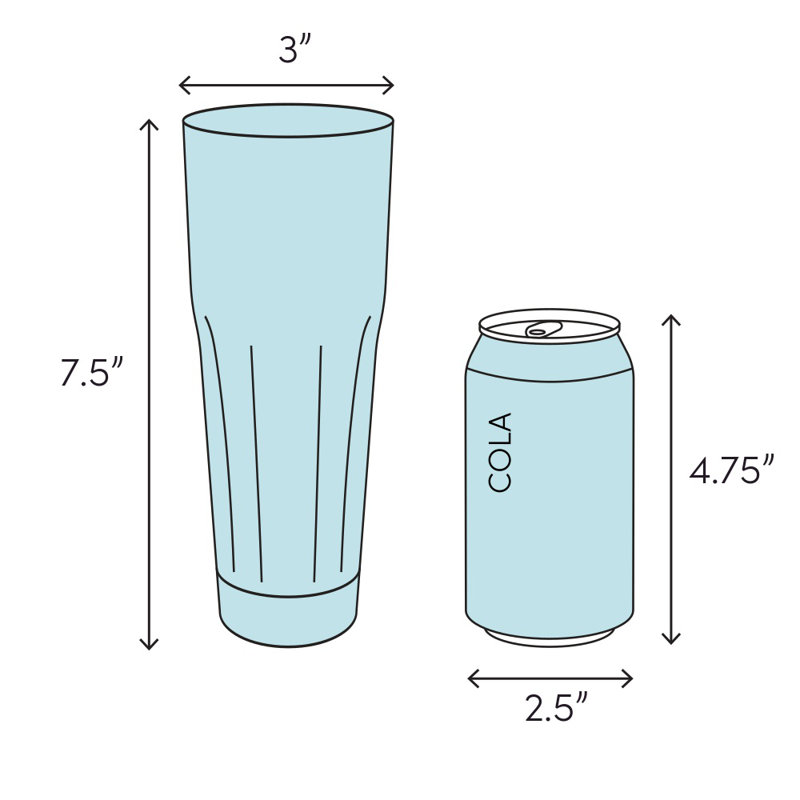 16oz. Handmade Pint Glass Set