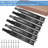 22 Inch Drawer Slides 6 Pairs (12Pcs) Full Extension Ball Bearing Drawer Slides 3 Fold Full Stretch Side Mount Drawer Slides 100 LB Capacity Drawer Slide 22" Black