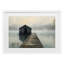 «Lakeside Boathouse Dock», impression sous verre, conception de LSR Creative Studio-666322262-666322283
