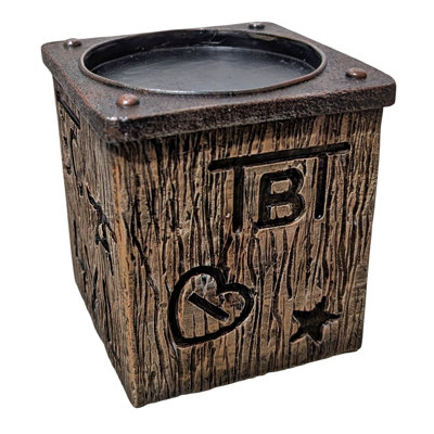 COWBOY BRANDS CANDLE STAND SMALL