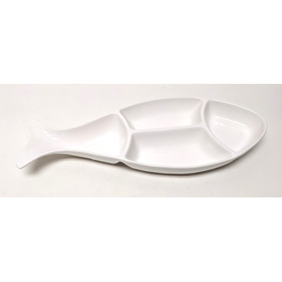 Wrought Studio™ Kaydience Ceramic Divided Serving Dish