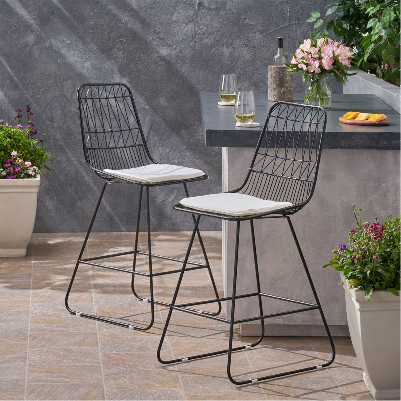 NIEZ COUNTER STOOL, Black
