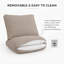 Ensemble de conversation d'extérieur en aluminium pour 4 personnes avec coussin résistant aux intempéries-662723924