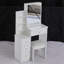 Petit meuble-lavabo 29,2 po avec tabouret de bureau et tabouret-875034264