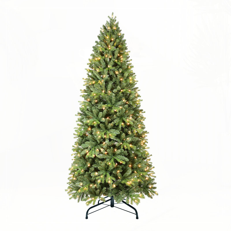 Arbre de Noël 5 pi avec 756 pointes et 250 lumières DEL blanc chaud, 5"