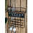 Black Floating Coffee Bar Shelf with Coffee Pod Holder, Hooks and Storage Shelf