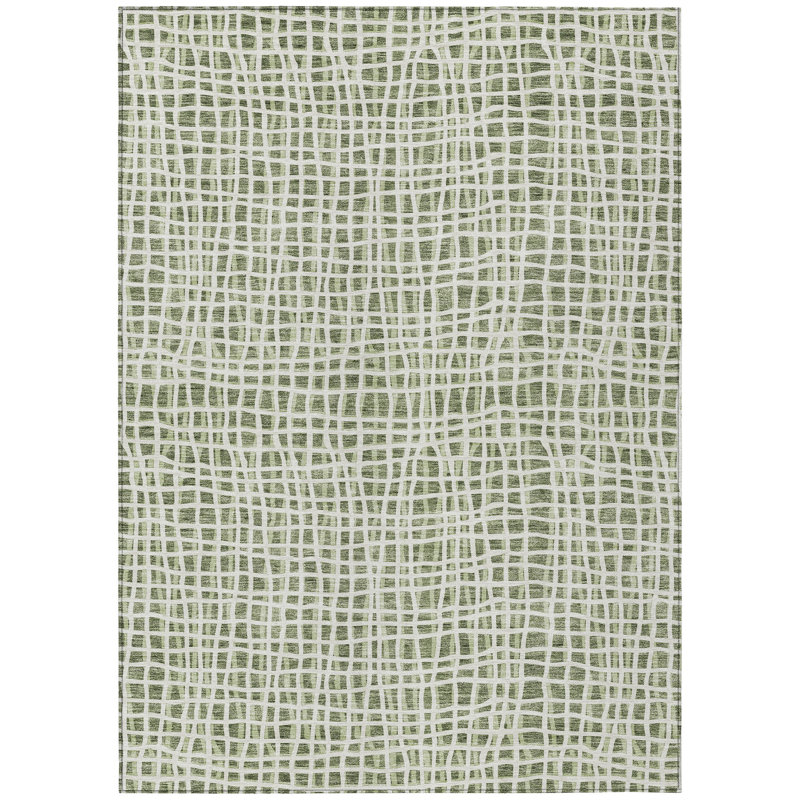  Finck Non-Slip Indoor / Outdoor Door Mat, Rectangle 3' x 5'