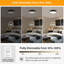 Luminaire à DEL à intensité variable, plafonnier semi-encastré Mid-Century moderne 2700K-6000K 5CCT