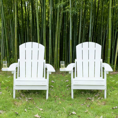 Chaises longues d'extérieur toutes saisons 2 pièces pour chaises de patio et de jardin