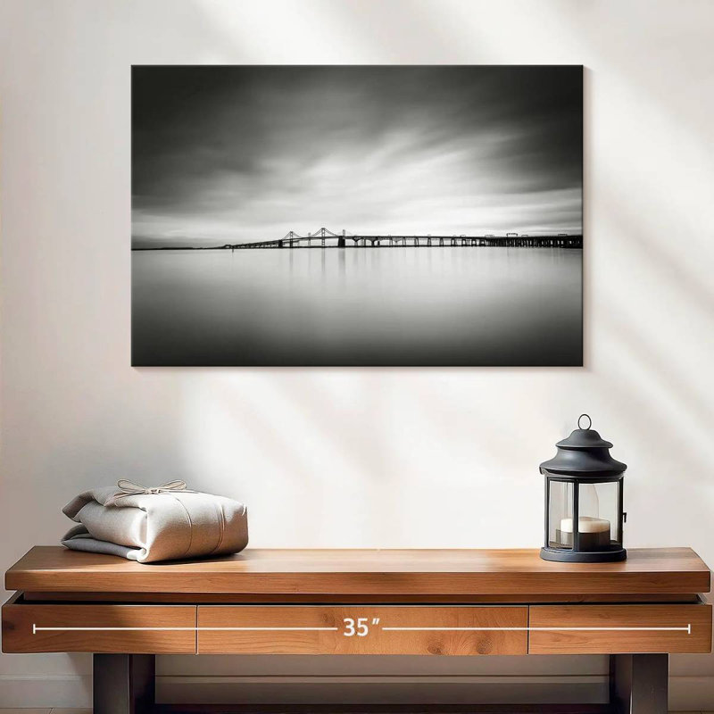 Chesapeake Bay Bridge BW, H 26 po x l 39 po