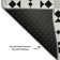 Premium Machine Washable Tweedy Black Rug