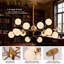 Lustre moderne de style Spoutnik avec 15 lumières pour la salle à manger, îlot de cuisine, salon, chambre à coucher, plafonnier à intensité variable et compatible avec les plafonds inclinés