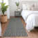 Premium Machine Washable Prisco Black Rug