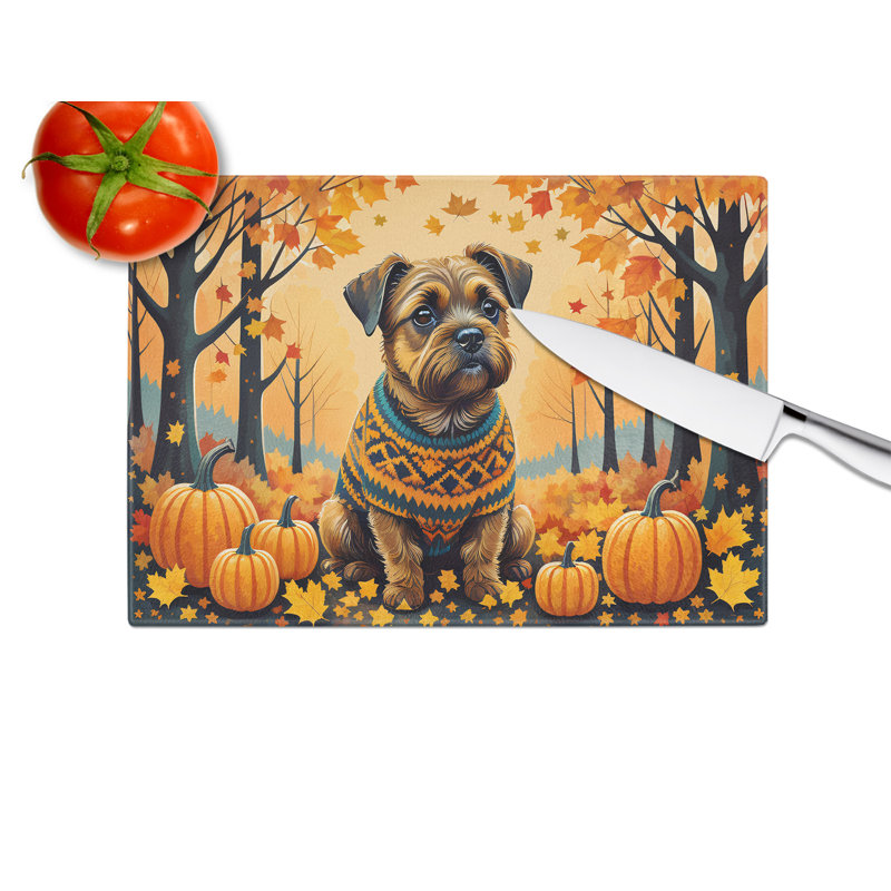 Grande planche à découper Border Terrier
