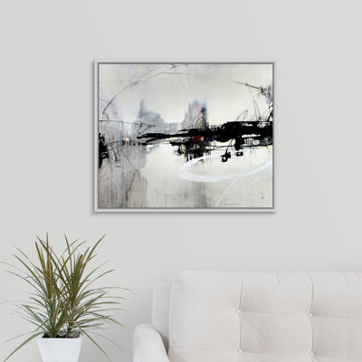 « distante harbor », peinture sur toile