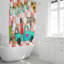 Rideau de douche simple vichy Fairbank-1410829900