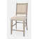 Alvord Upholstered Counter Stool with Solid Wood Frame