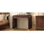 Meuble-lavabo classique en bois avec miroir rabattable, coiffeuse 3 en 1 avec 2 tiroirs et espace de rangement pour la chambre à coucher, espresso-1577560352