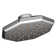 Felicity Showering Acc Premium Chrome One-Function 7" Diameter Rainshower Showerhead with Immersion