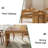 78.7" Solid Wood Dining Table, Farmhouse Kitchen Table for 6-8 People