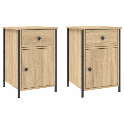 Maybritt 40cm W Iron Bedside Table