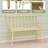 Bamboo Entryway Bench, Farmhouse Dining Bench with Spindle Back & Armrest Wood Windsor for Foyer Balcony Living Room-1714411172