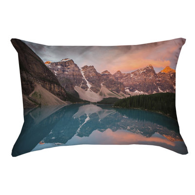 Garrett Parker Valley and Mountains Faux Suede Pillow Cover