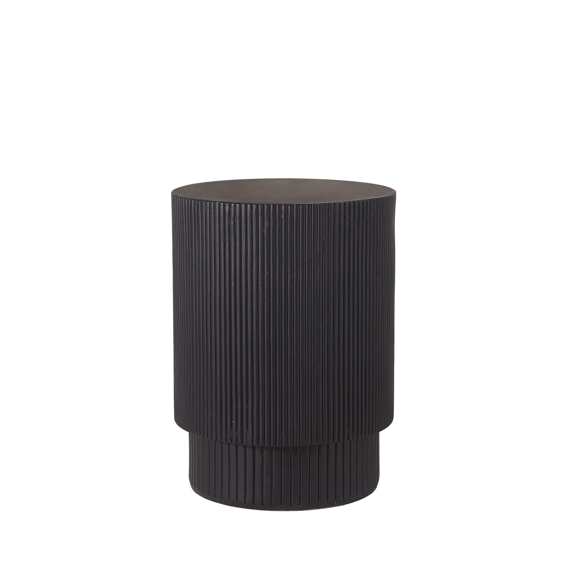 Kody Outdoor Side Table, Black
