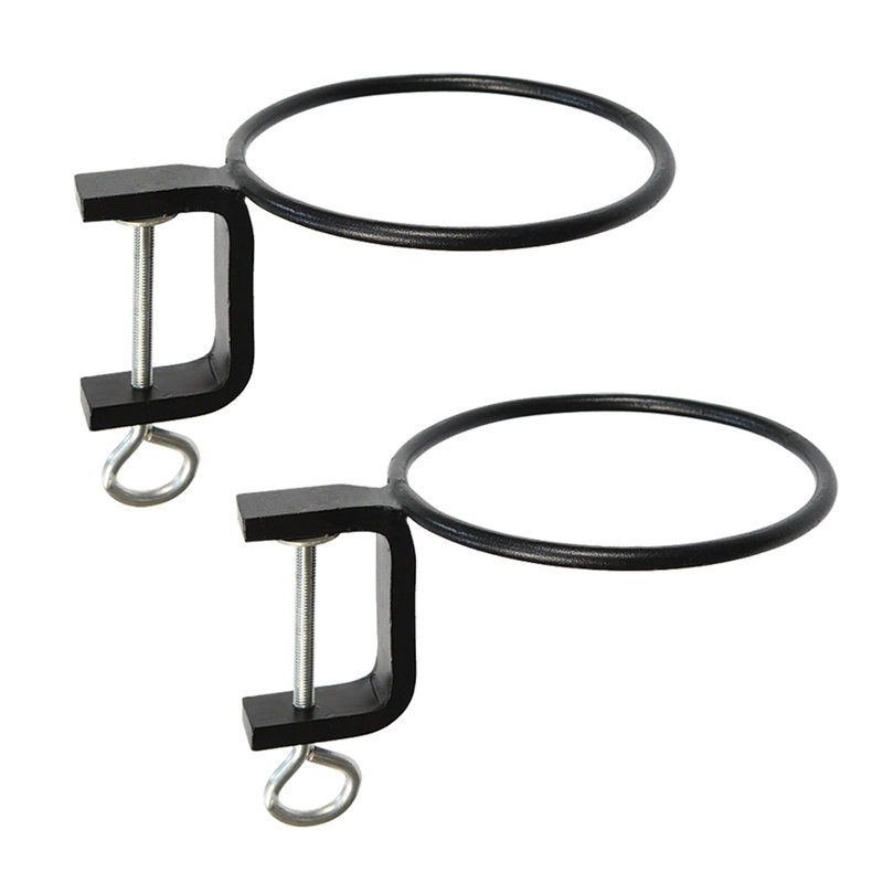 Support à anneau à pince à fleur, H 5,5 po x l 8,75 po x P 6 po