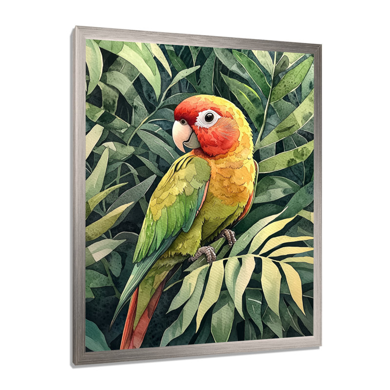 Corrice - Animals Wall Decor, 20" H x 12" W, Single Picture Framed Print, Silver