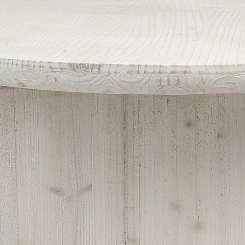 Celine 79-Inch Oval White Wash Dining Table