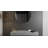 Badeloft 47.2" x 19.6" Stone Resin Wall Mounted Bathroom Sink WT-05-A-MGRY in Matte Gray