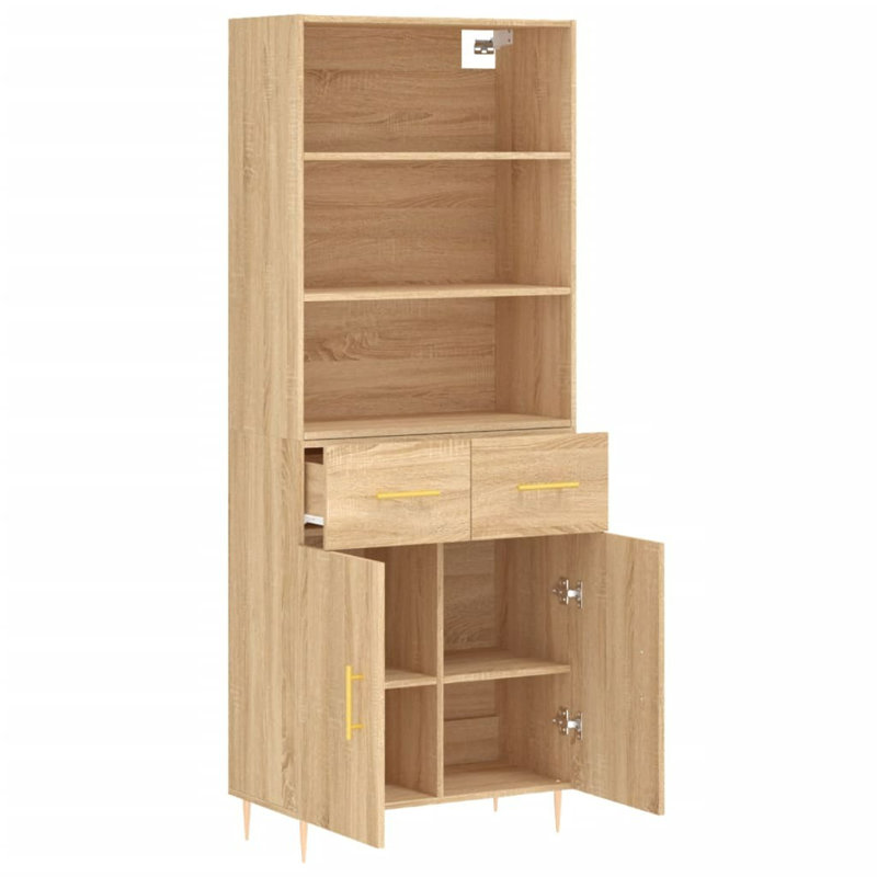 Sucher 69.5 cm W Highboard, Sonoma Oak