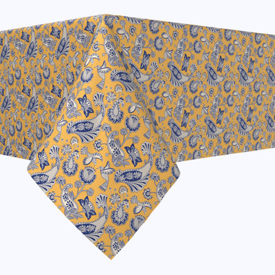 Willenbard Stylized Birds and Flowers Tablecloth