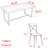 Modern simple solid wood and iron table set-106679723