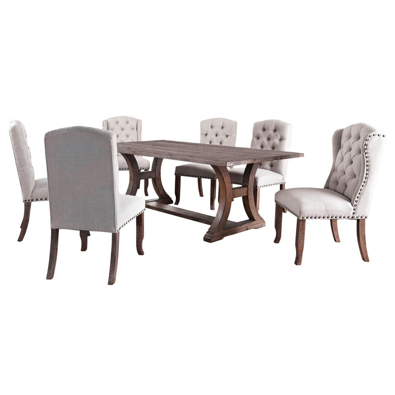 Wilfred Wood 7-Piece Dining Table Set